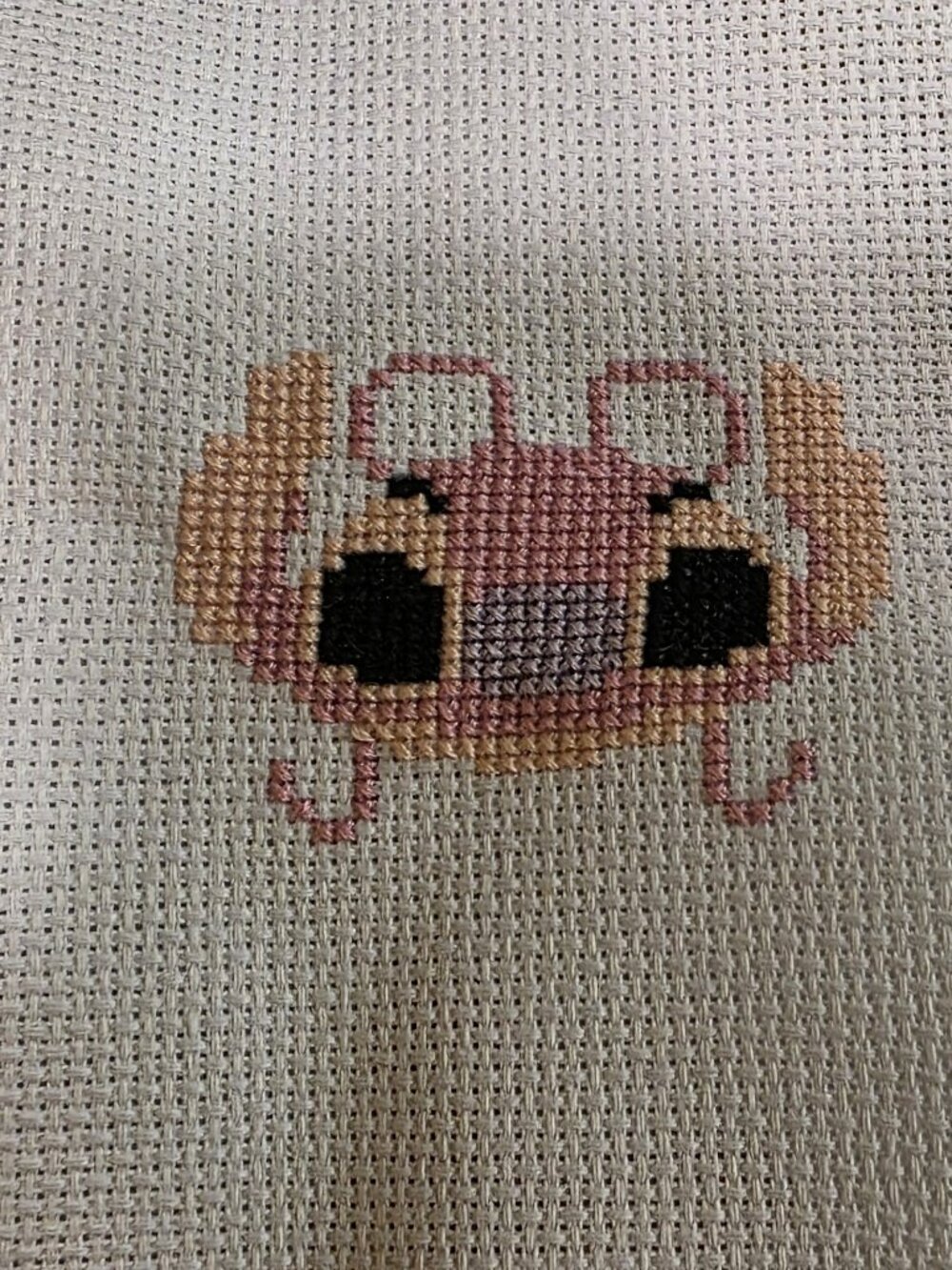Mini Angel Cross Stitch Wall Hanging